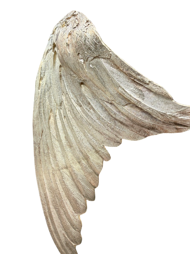 1986 Baker & Baker 14K Vermeil Wing Clip Earrings