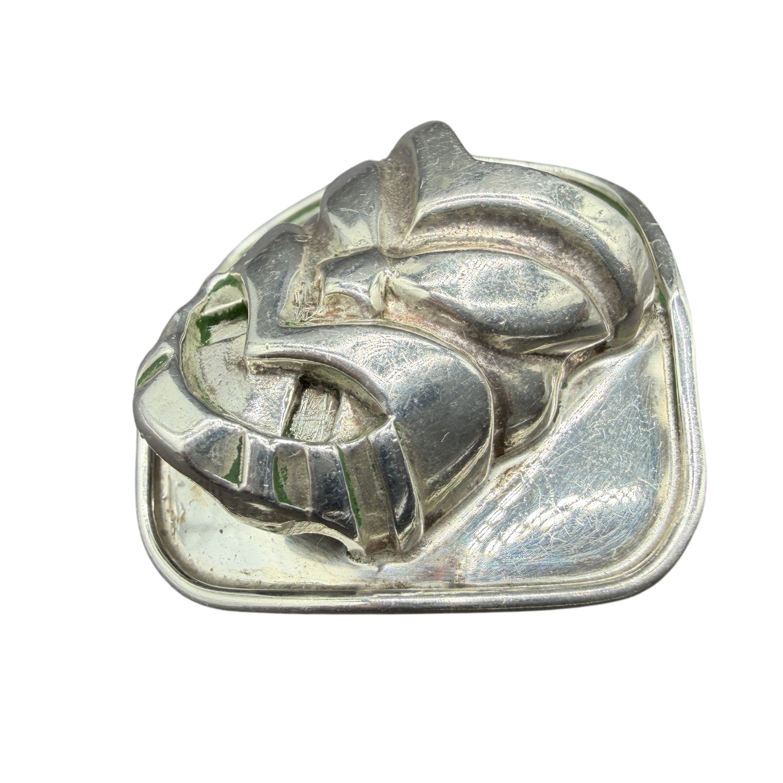 1960s Celia Sebiri Sterling Silver Totem Face Brooch