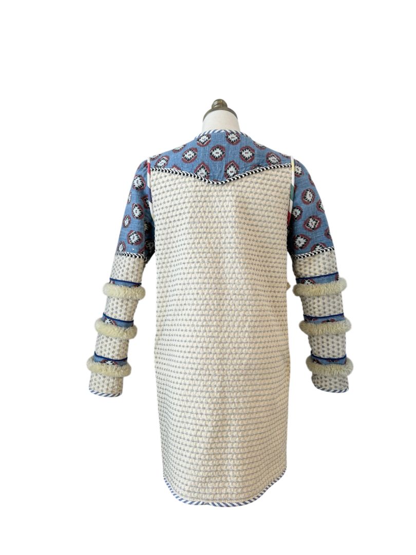 2014 Alix of Bohemia One-of-a-Kind Apache Coat with Izat Denim and Woven Canvas