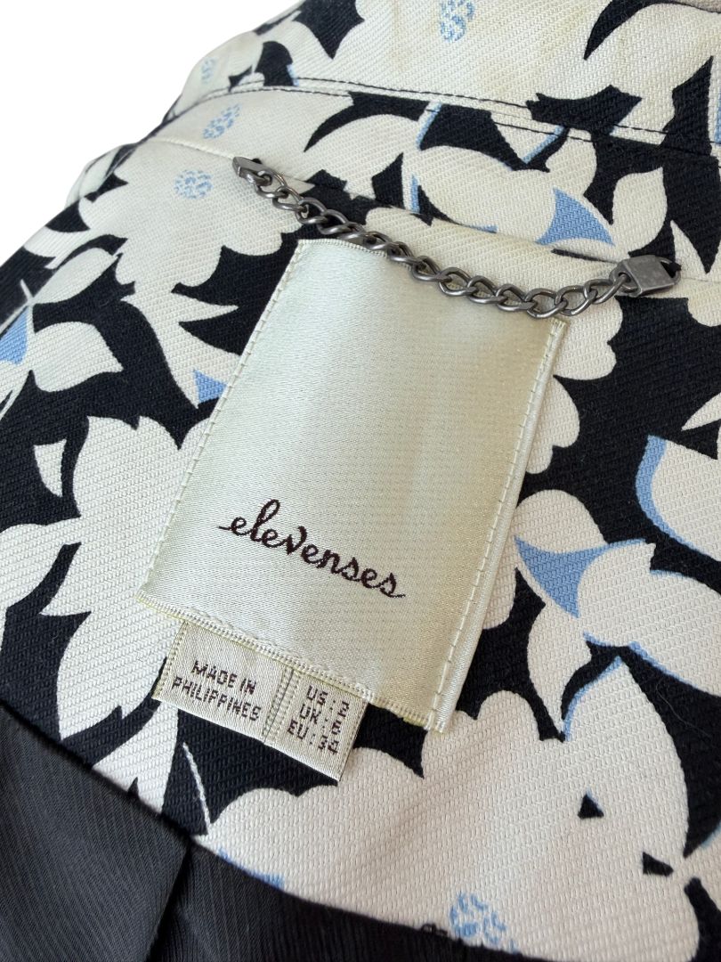 Romantic Floral 3/4 Statement Coat by Elevenses