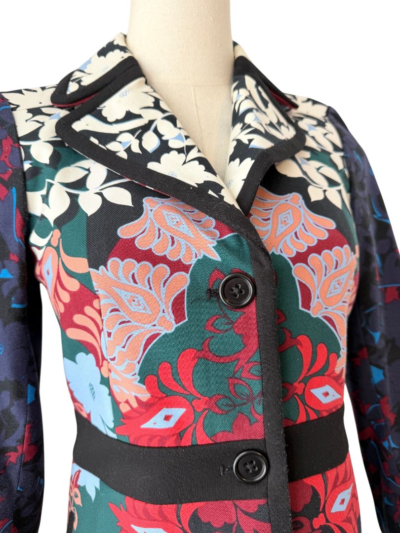 Romantic Floral 3/4 Statement Coat by Elevenses