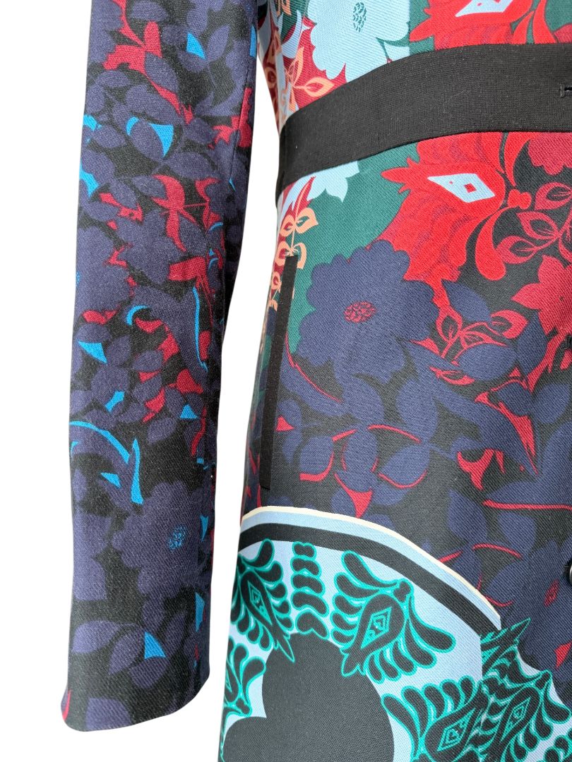 Romantic Floral 3/4 Statement Coat by Elevenses
