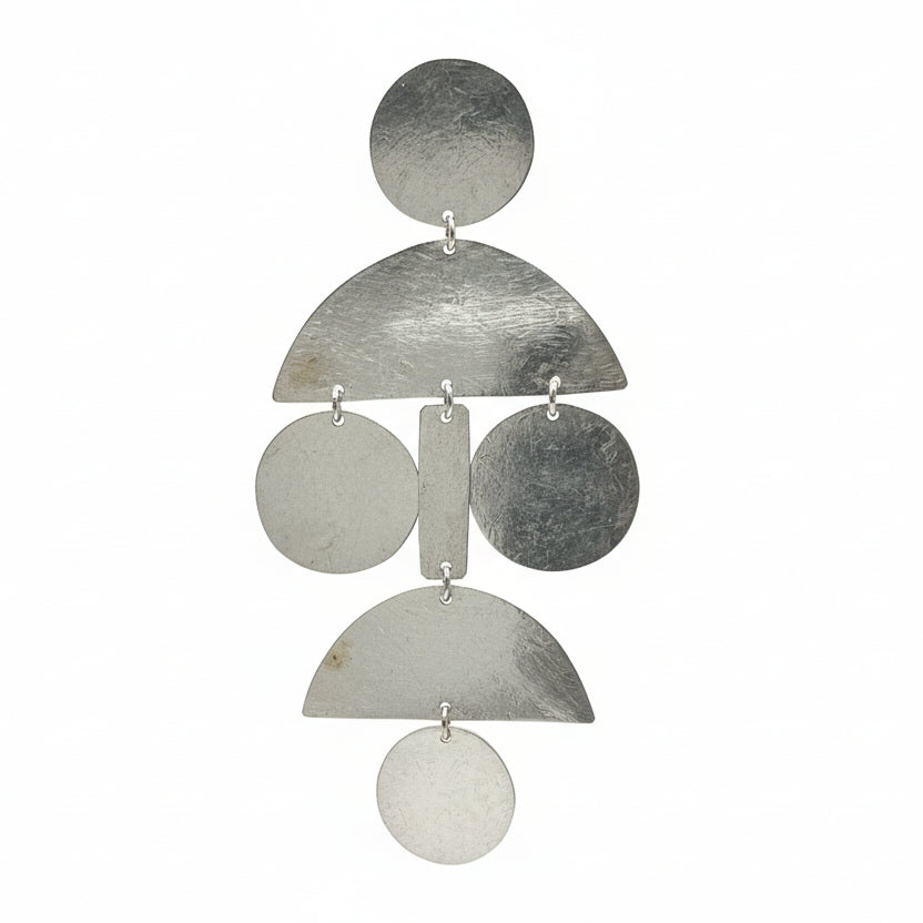 Annie Costello Brown sterling mobile earrings