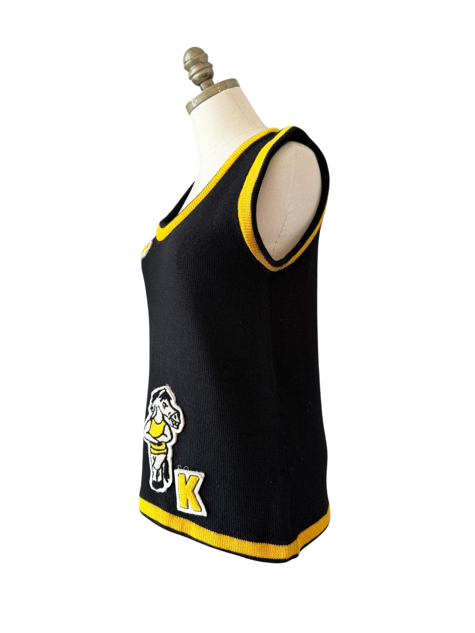 1950s Quality Knitting Co. Durene Basketball Jersey with Original Patches