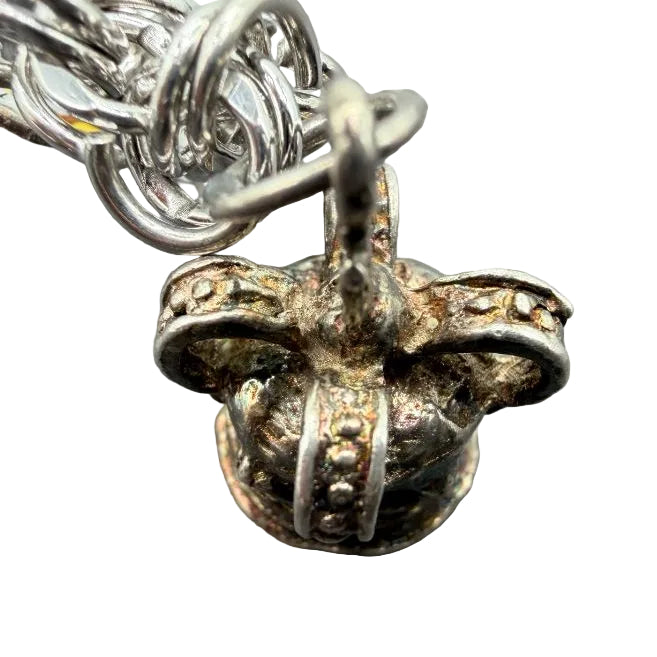 1960s ELCO Sterling Silver Charm Bracelet with 11 Charms