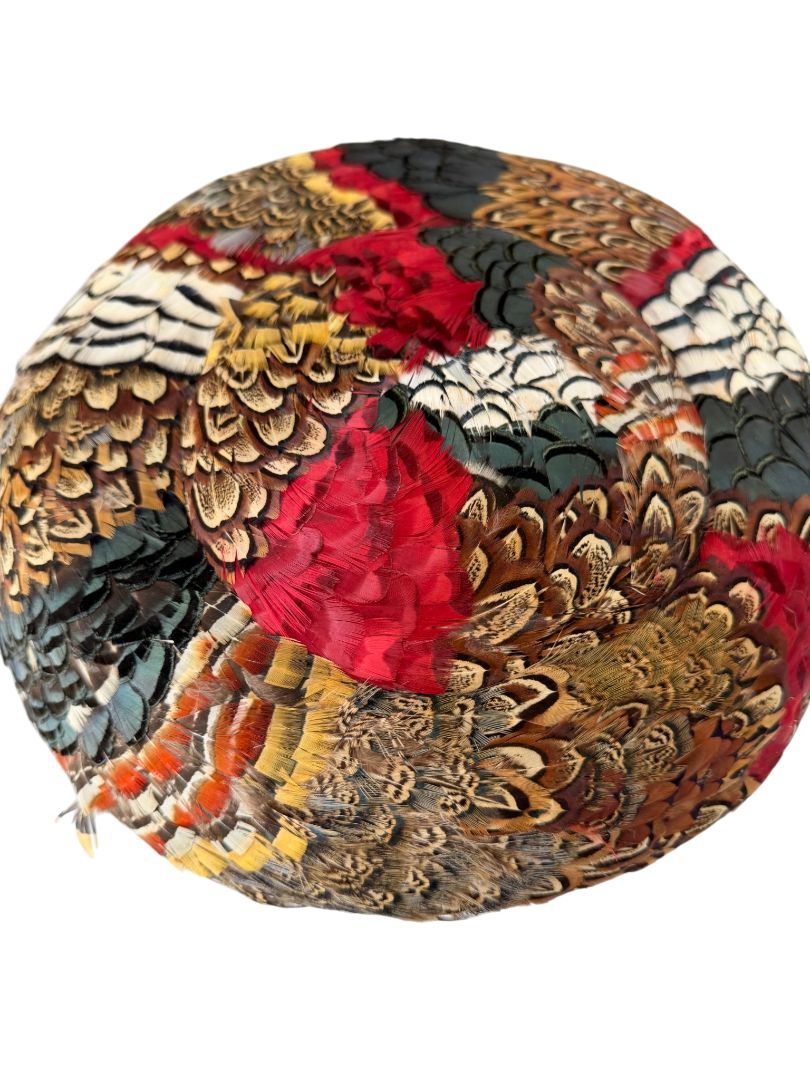 1940s Jille Original Pheasant Mushroom Hat