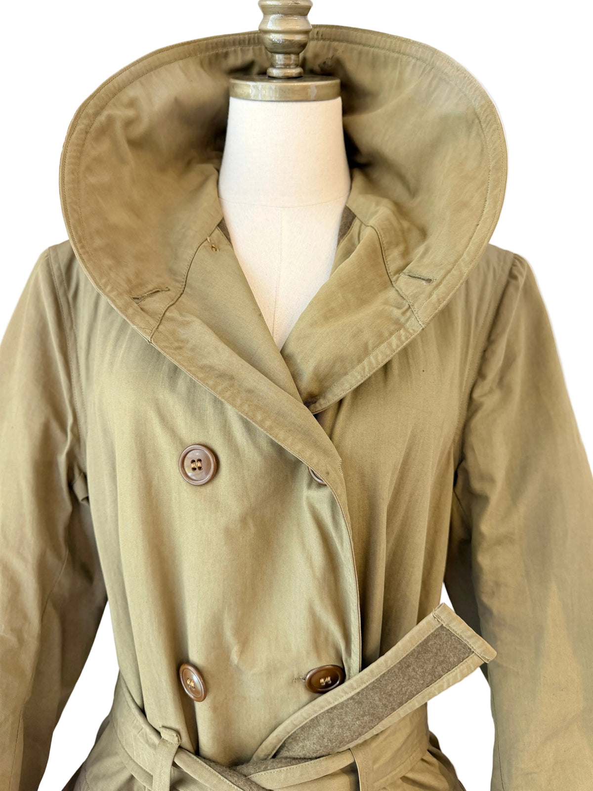 1940s WWII Army Jeep Jacket – Wool Lined with Matching Belt