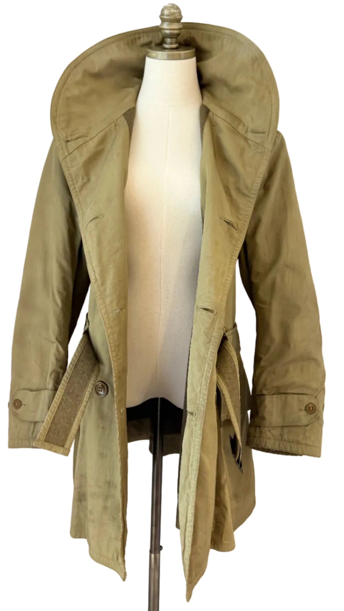 1940s WWII Army Jeep Jacket – Wool Lined with Matching Belt