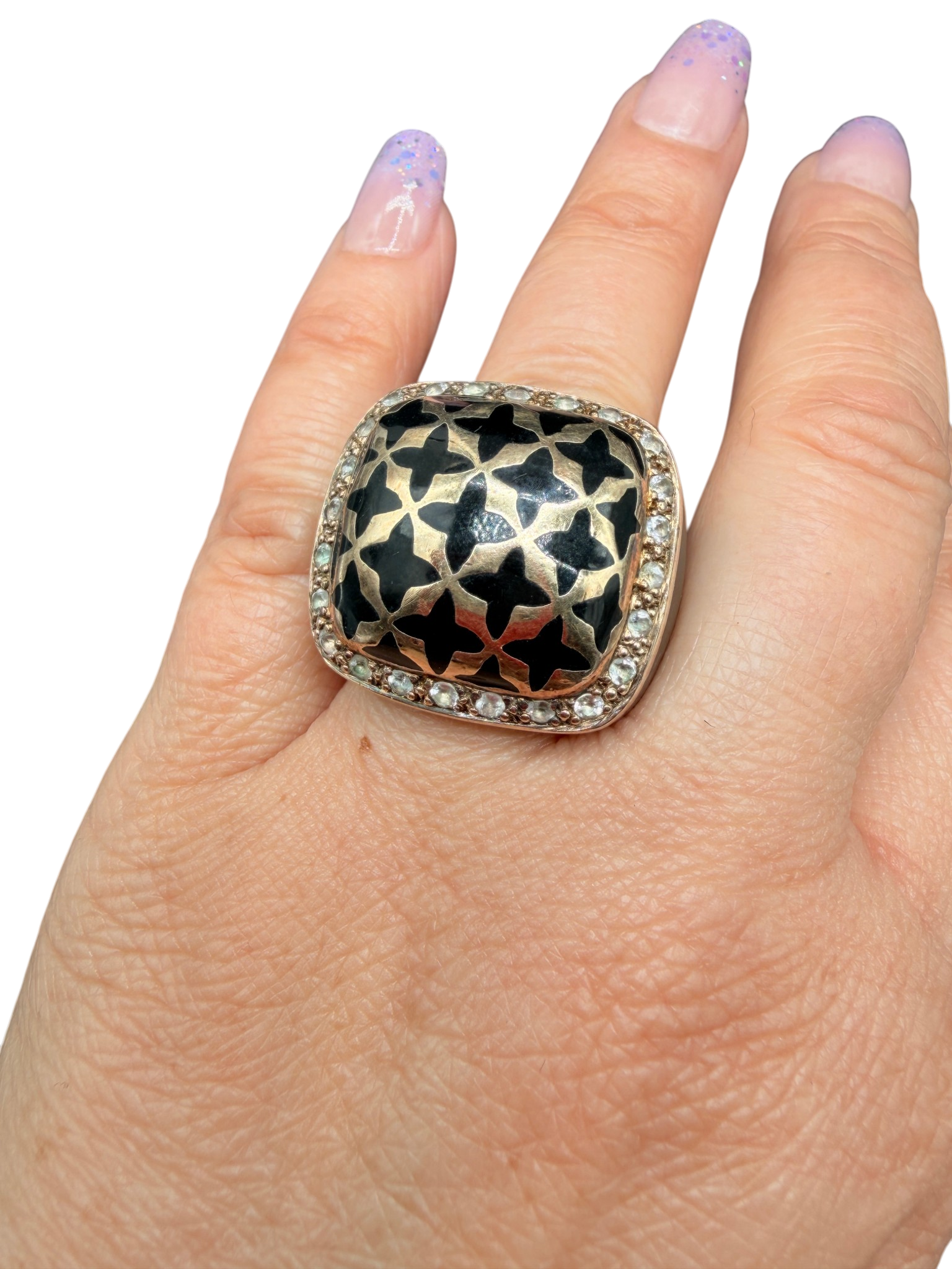 Angélique de Paris “Callas” Vermeil Sterling Ring