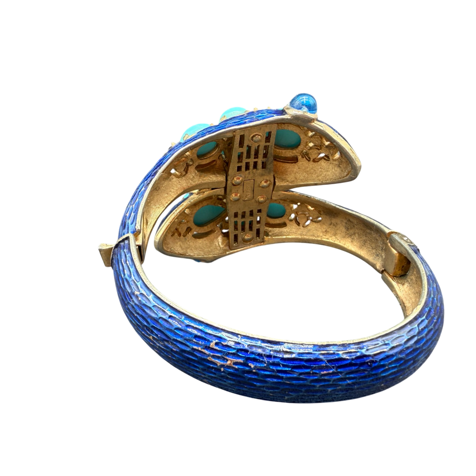 1960s RARE Trifari Alfred Philippe “L’Orient” Snake Cuff Bracelet