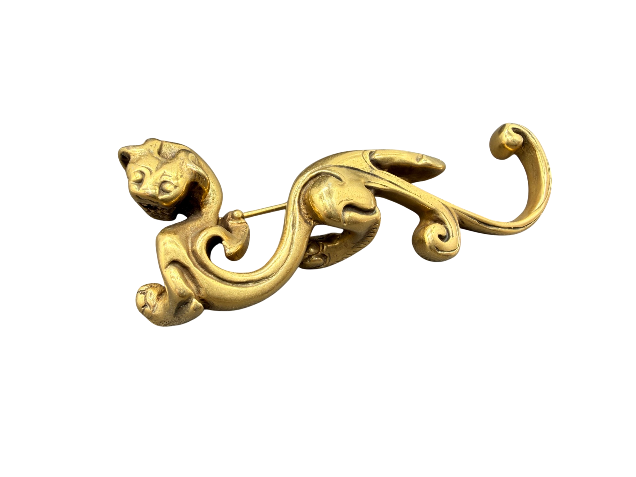 1980s Metropolitan Museum of Art Dragon Brooch