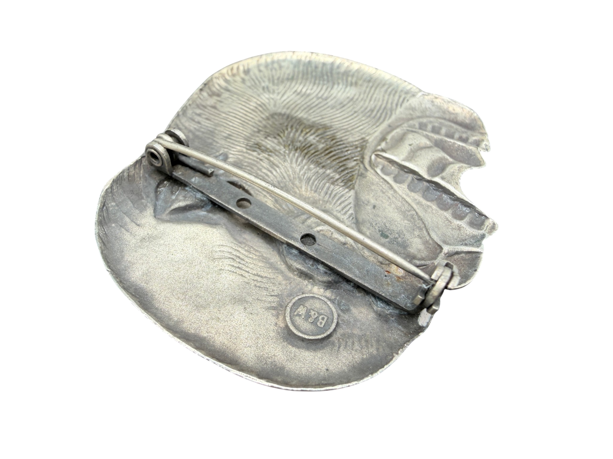 1960s Rare Butler & Wilson Sterling Silver Gorilla Head Brooch