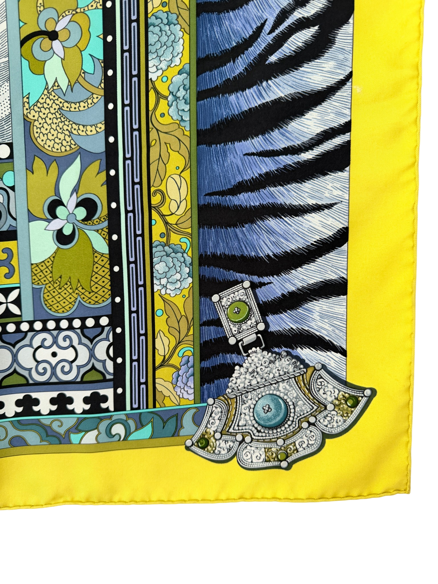Hermès “La Femme aux Semelles de Vent” Silk Scarf