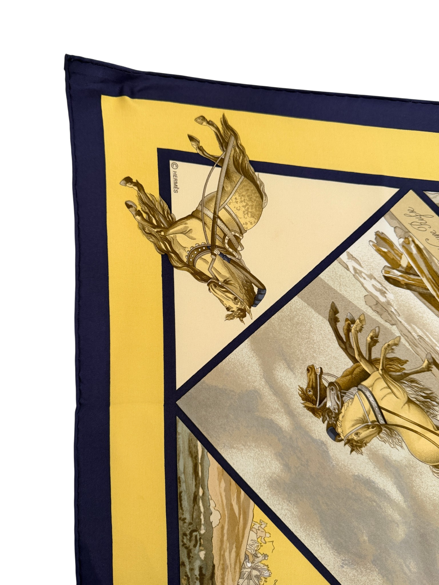 Hermès “Promenade en Russie” Silk Scarf by Loïc Dubigeon