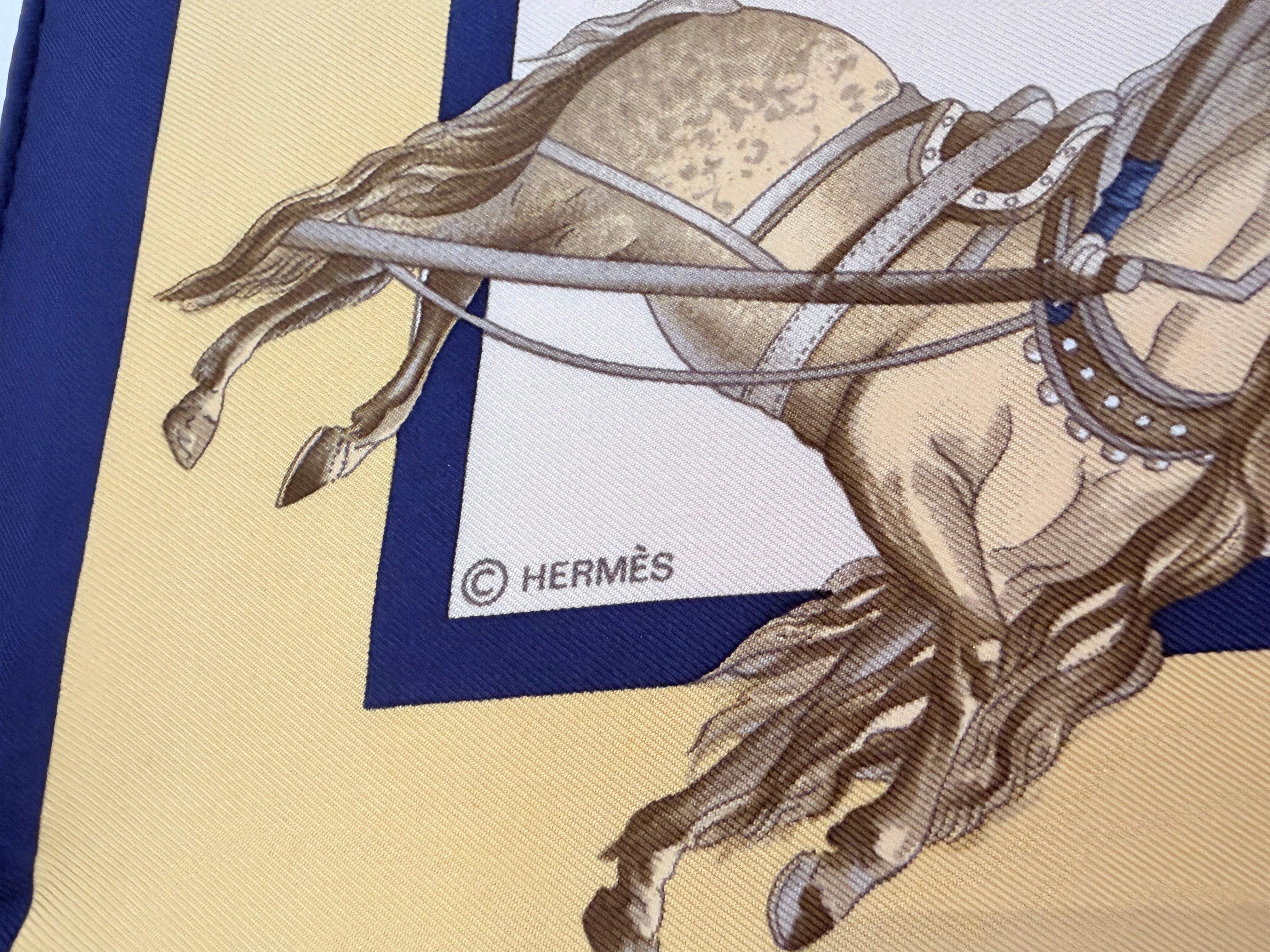 Hermès “Promenade en Russie” Silk Scarf by Loïc Dubigeon