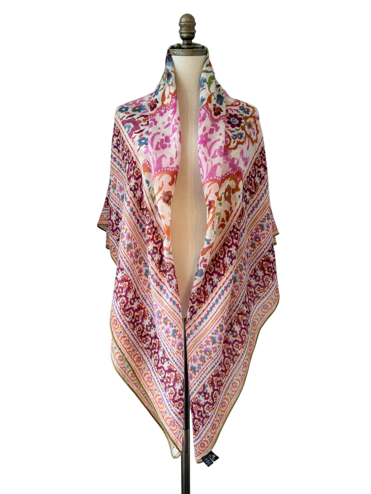 Loro Piana Cashmere/Silk Floral Shawl