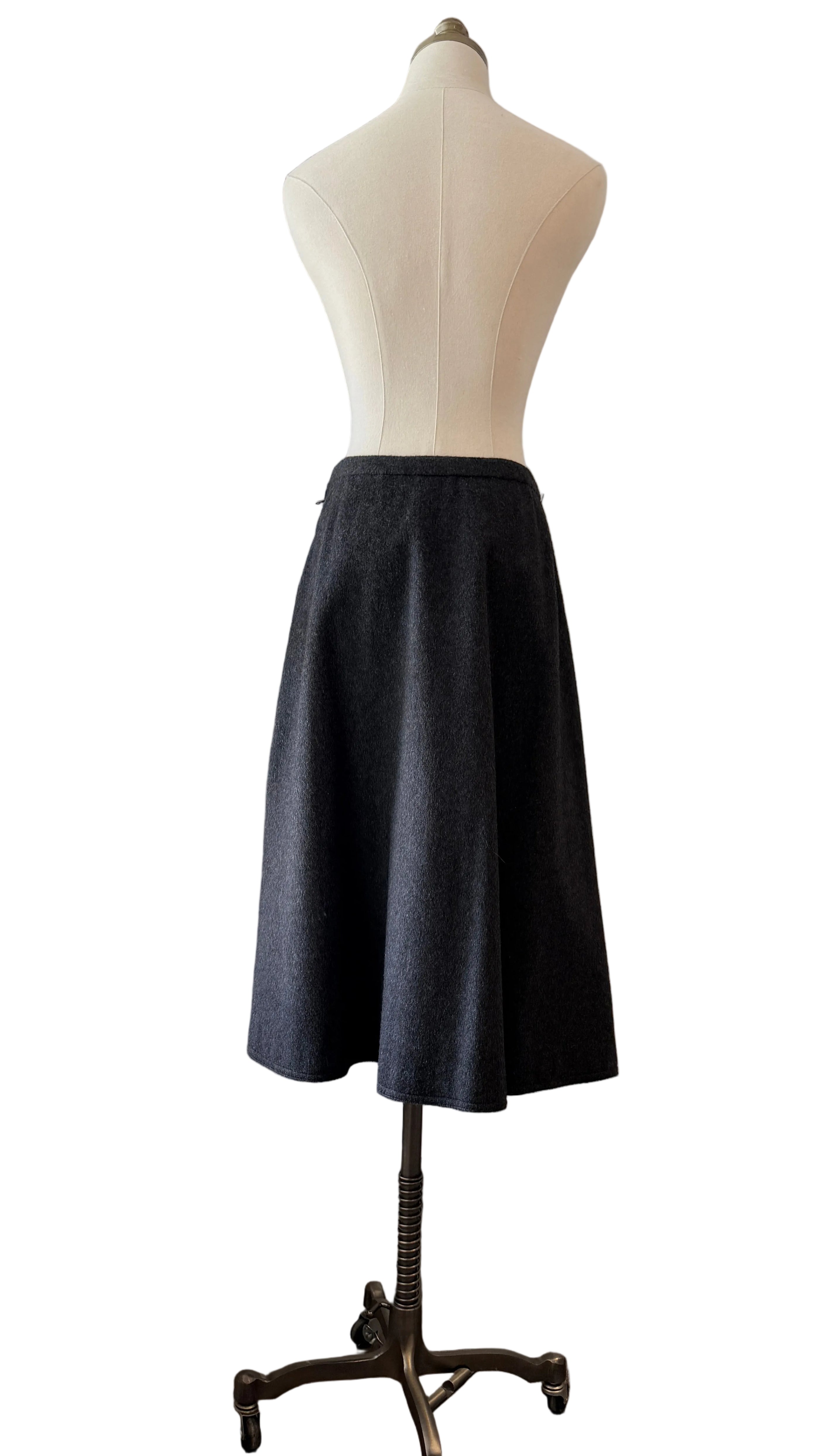 1960s Yves Saint Laurent Heathered Wool Two-Piece Skirt Suit