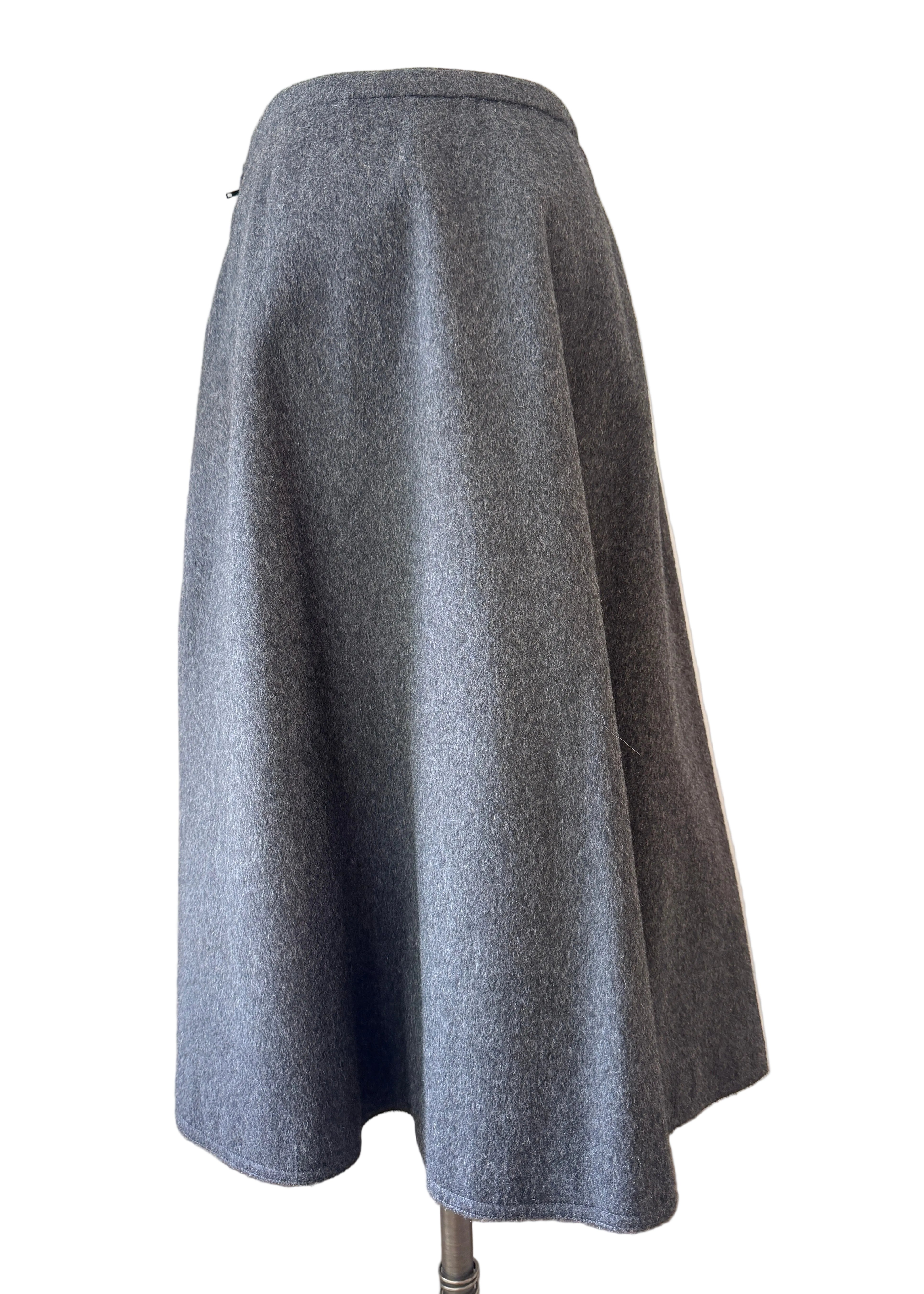 1960s Yves Saint Laurent Heathered Wool Two-Piece Skirt Suit