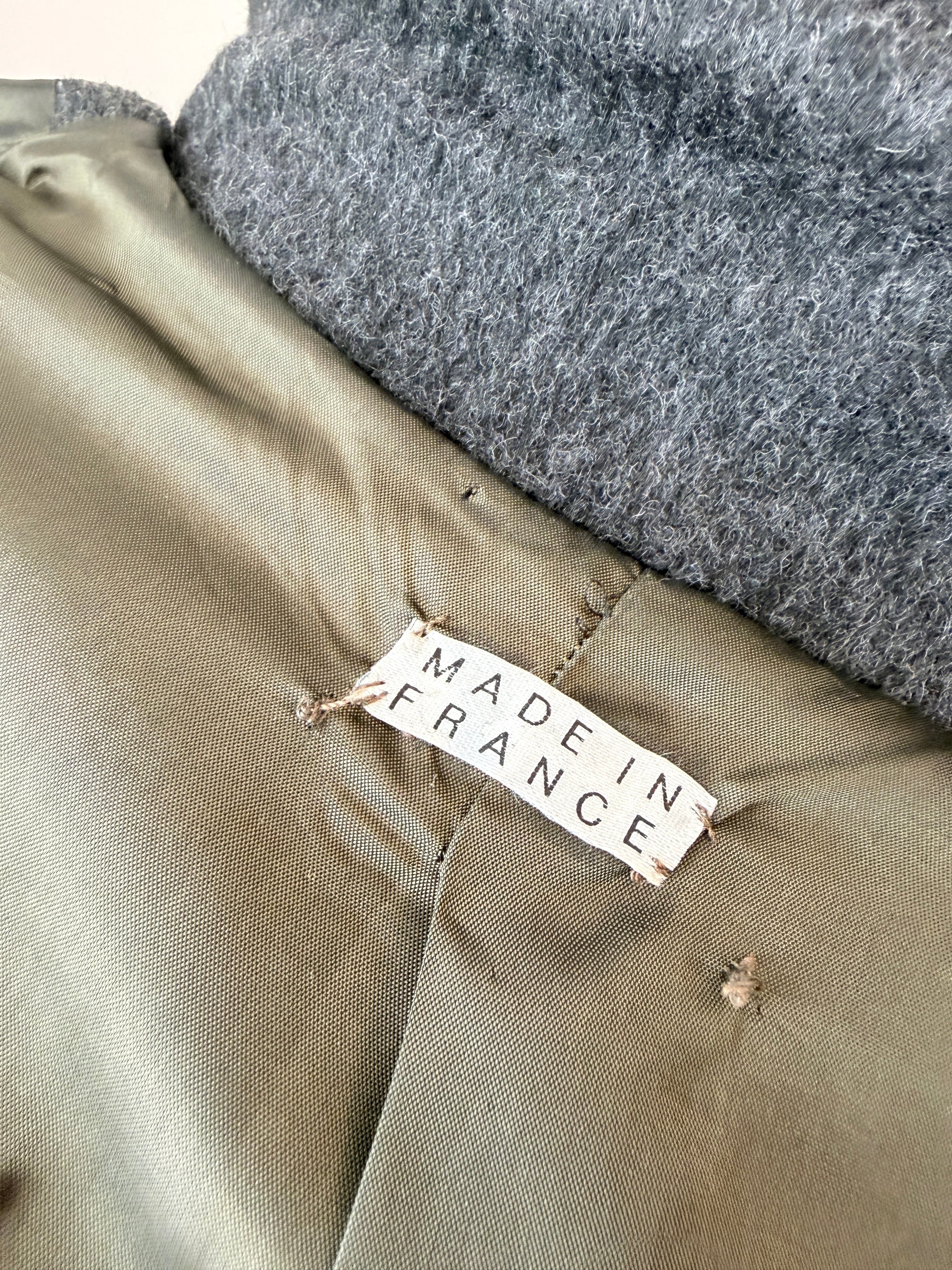 1960s Yves Saint Laurent Heathered Wool Two-Piece Skirt Suit