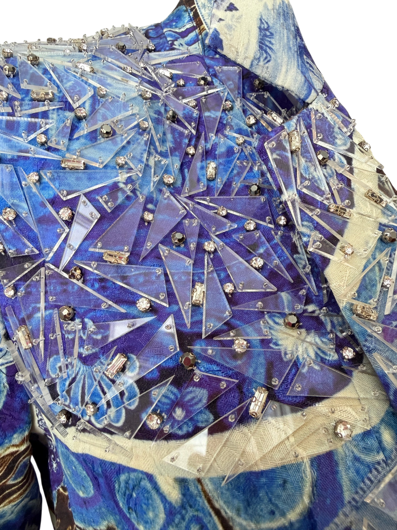 Libertine “Shattered Plate & Platter” Embellished Blazer