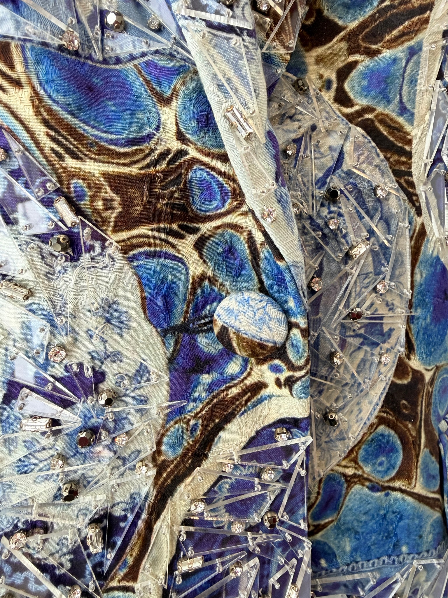 Libertine “Shattered Plate & Platter” Embellished Blazer