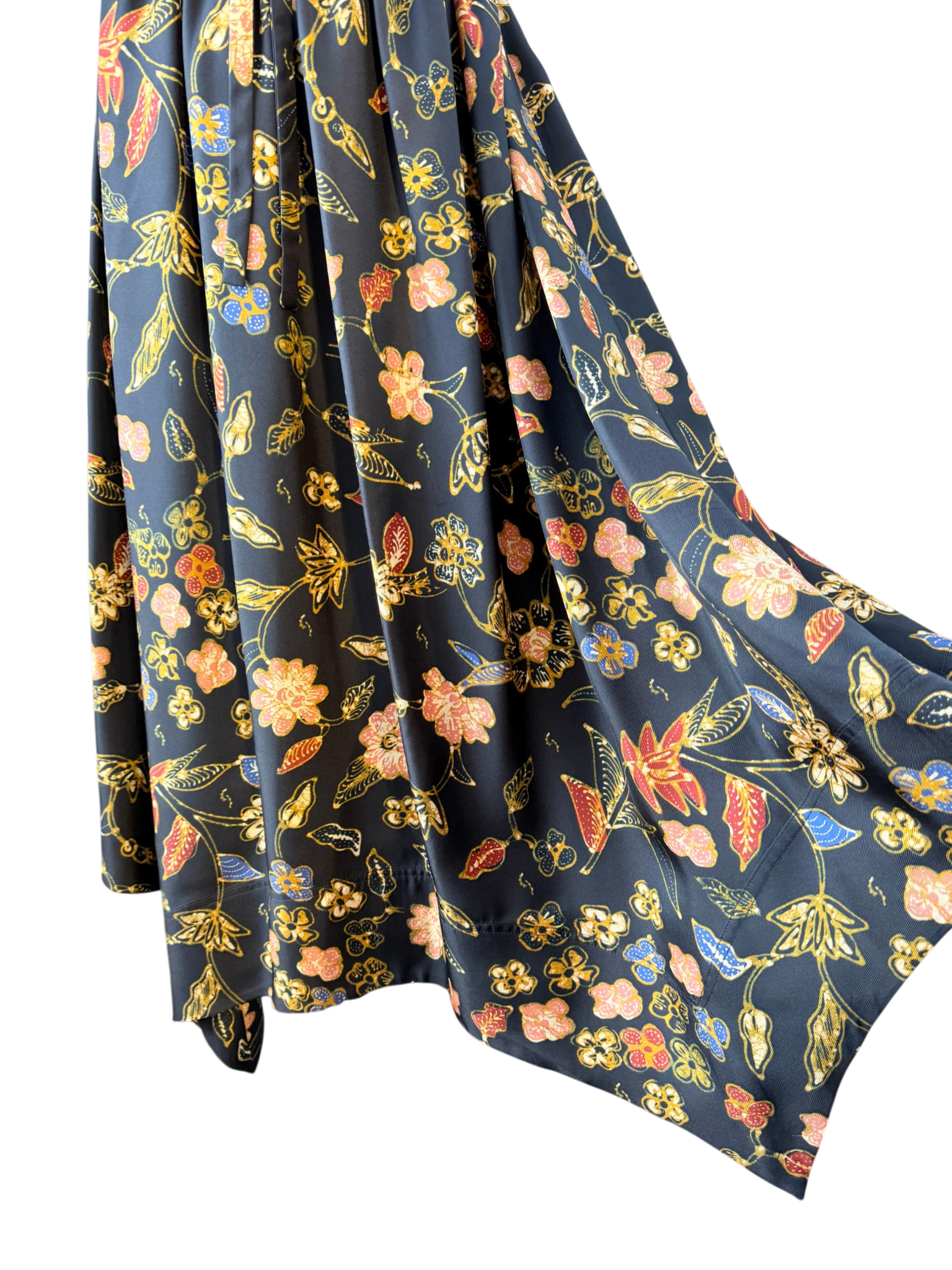 Ulla Johnson “Carine” Floral Handkerchief Hem Skirt