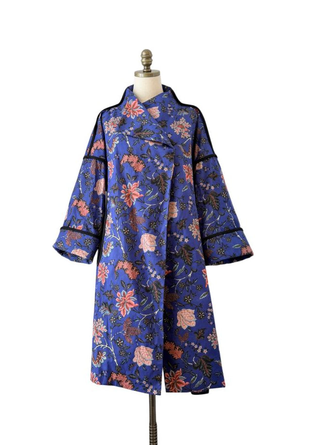 Diane Von Furstenberg Canton Floral Wrap Poncho