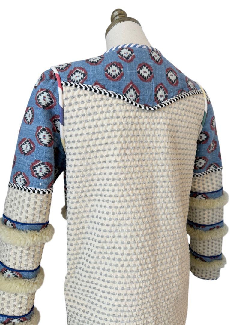 2014 Alix of Bohemia One-of-a-Kind Apache Coat with Izat Denim and Woven Canvas