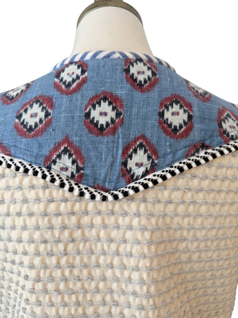 2014 Alix of Bohemia One-of-a-Kind Apache Coat with Izat Denim and Woven Canvas