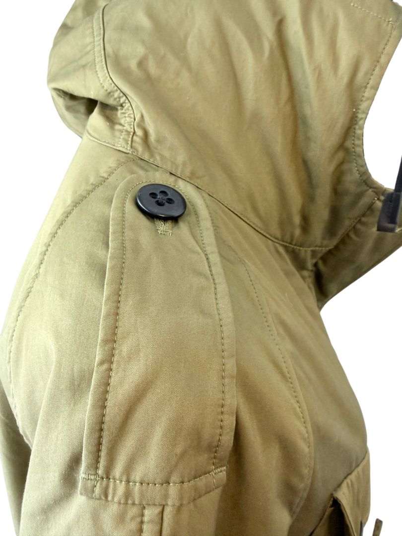 Reversible Shrunken Parka with Microfloral Lining by Coach