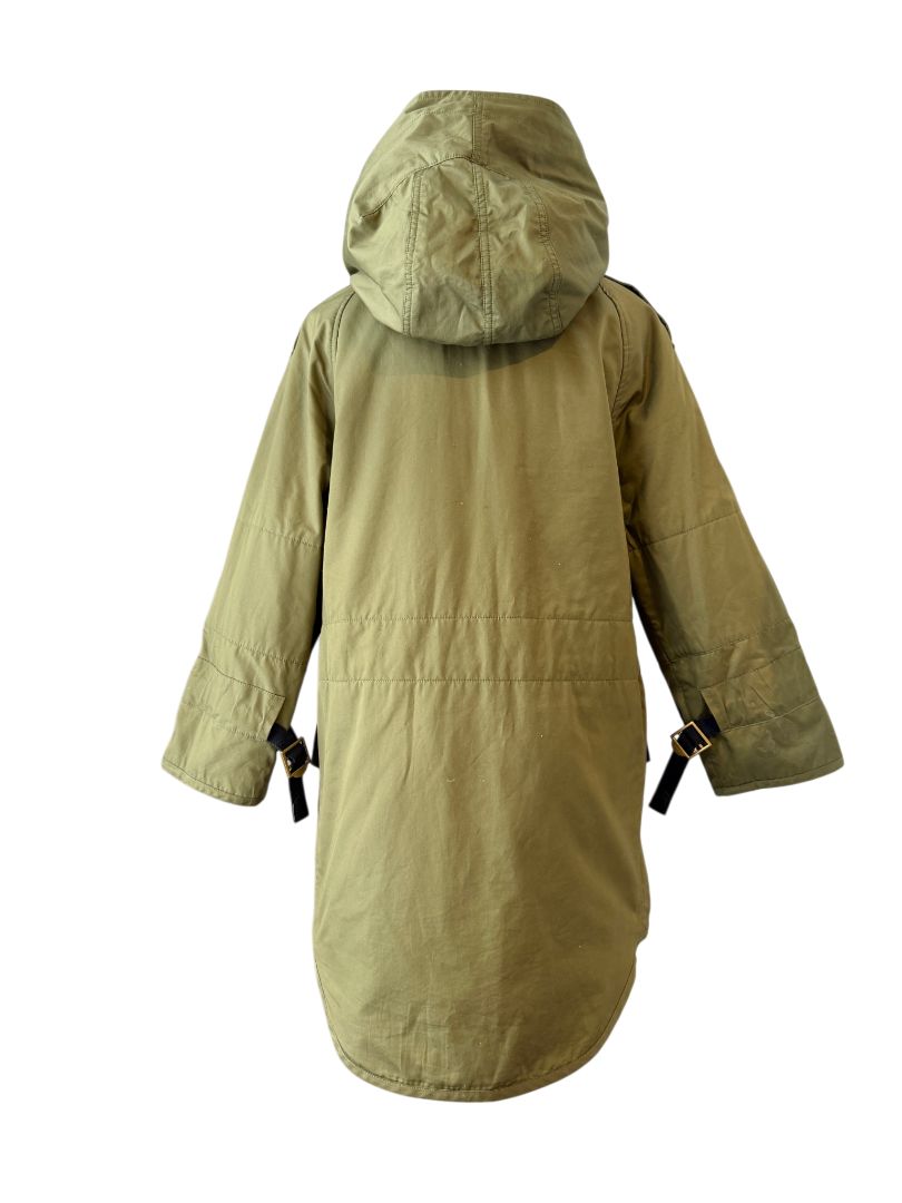 Reversible Shrunken Parka with Microfloral Lining by Coach