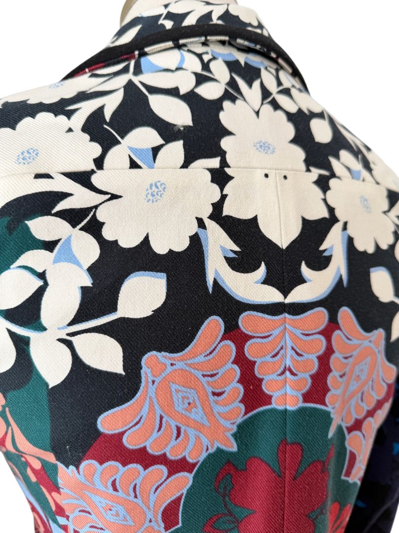 Romantic Floral 3/4 Statement Coat by Elevenses