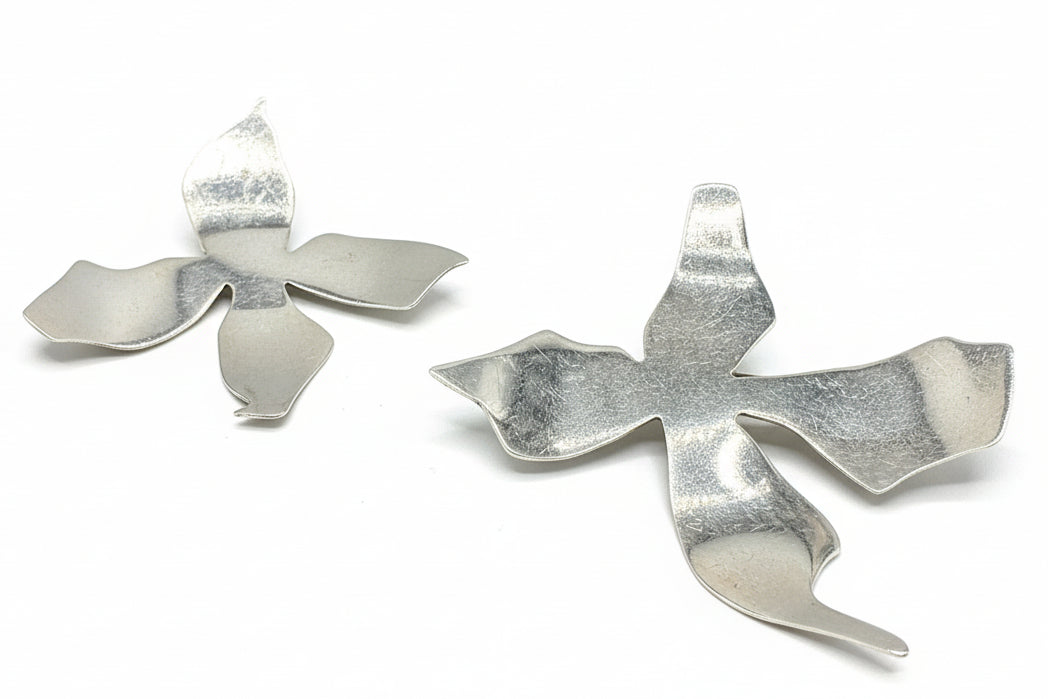 FARIS Sterling Large Ladyday Flower Earrings