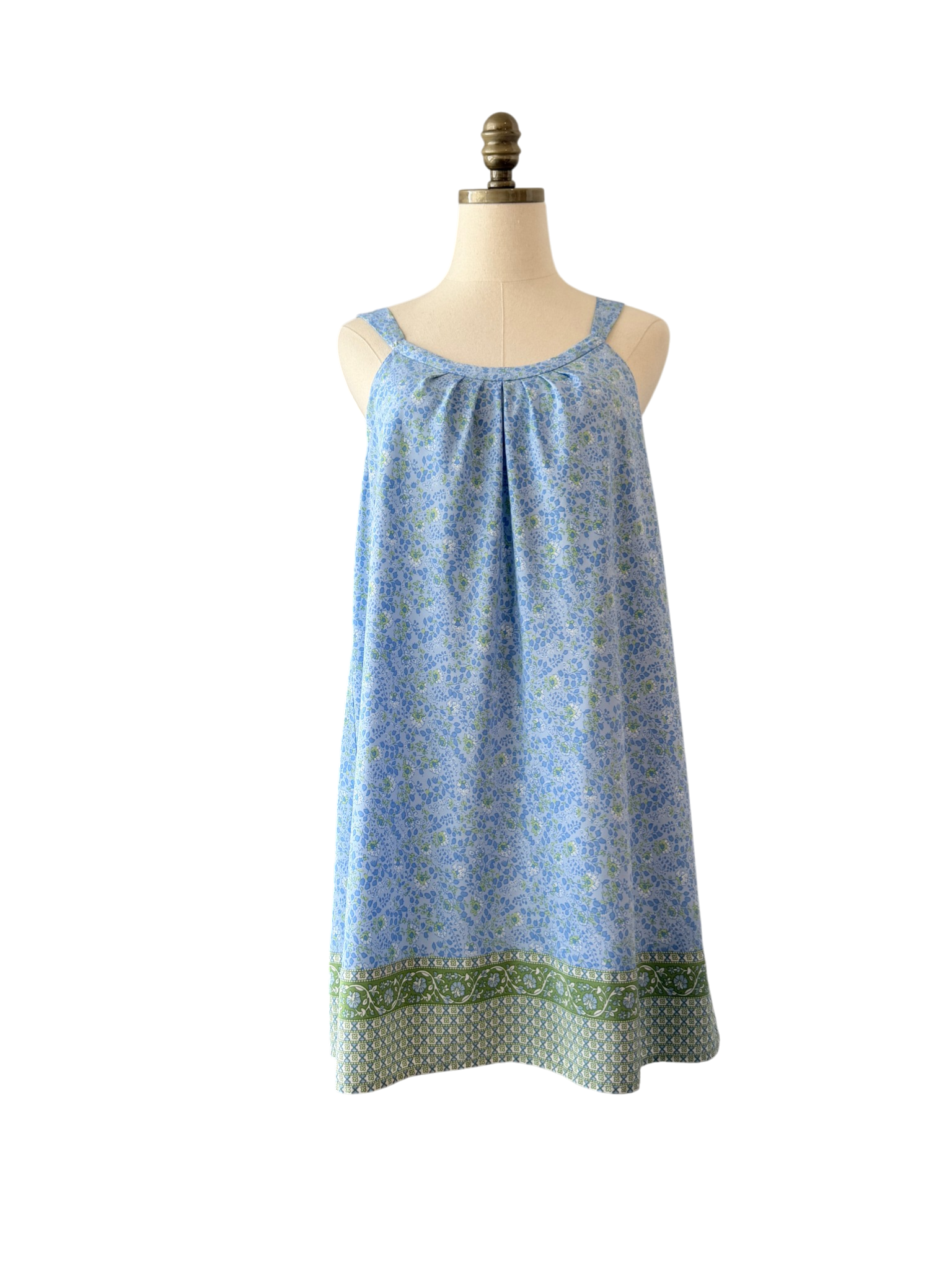 1990s Oscar de la Renta Babydoll Nightgown & Zip-Front Robe Set (2-Piece)