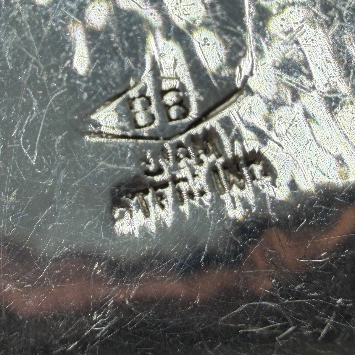 1960s Siam Sterling Silver & Niello Inlay Necklace