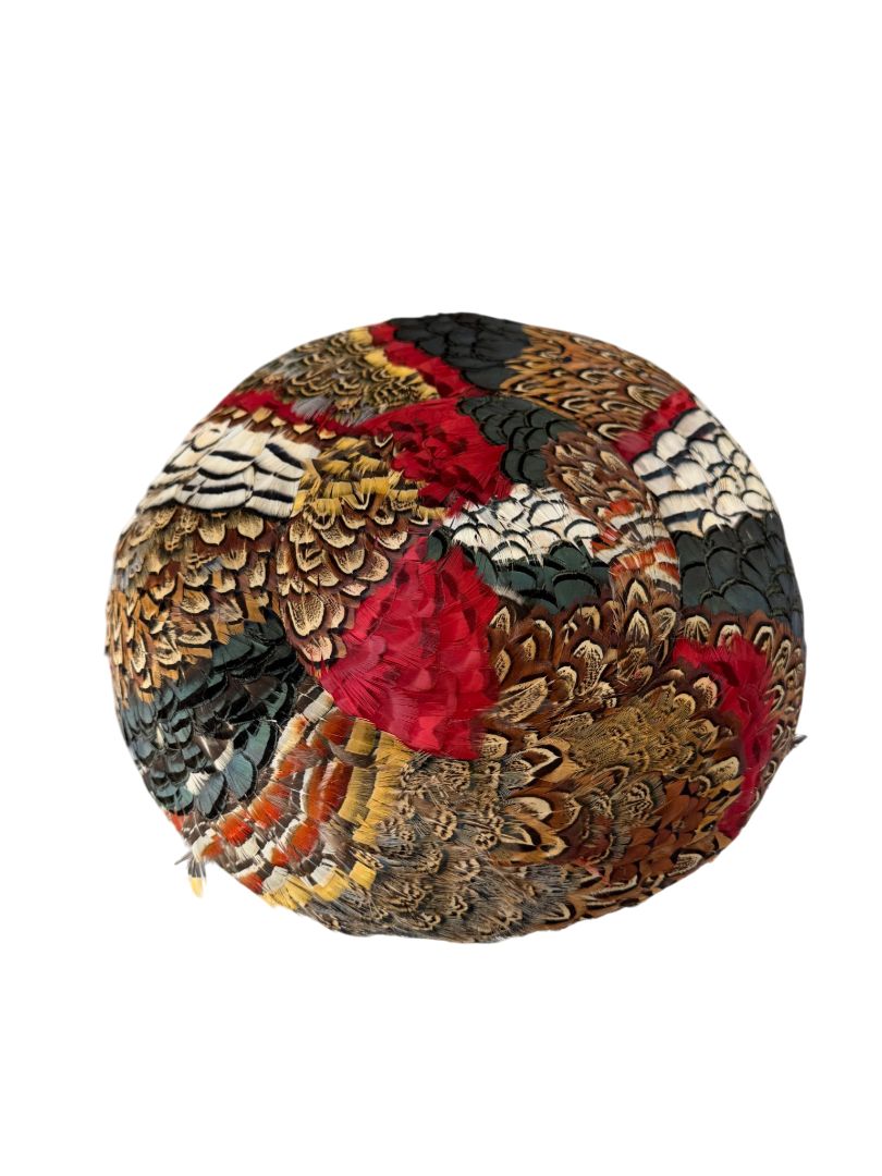 1940s Jille Original Pheasant Mushroom Hat