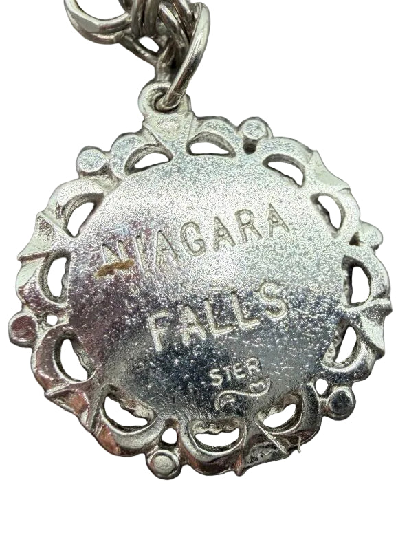 1970s API Sterling Silver Charm Bracelet with 10 Charms
