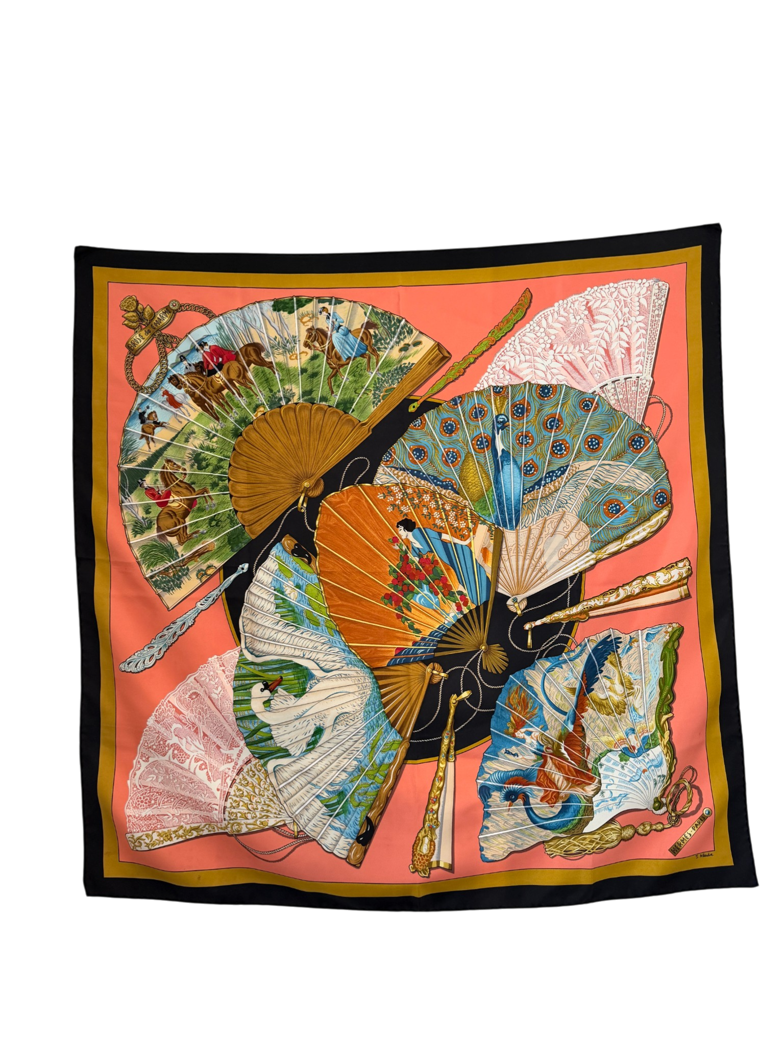 Hermès “Brise de Charme” Silk Scarf