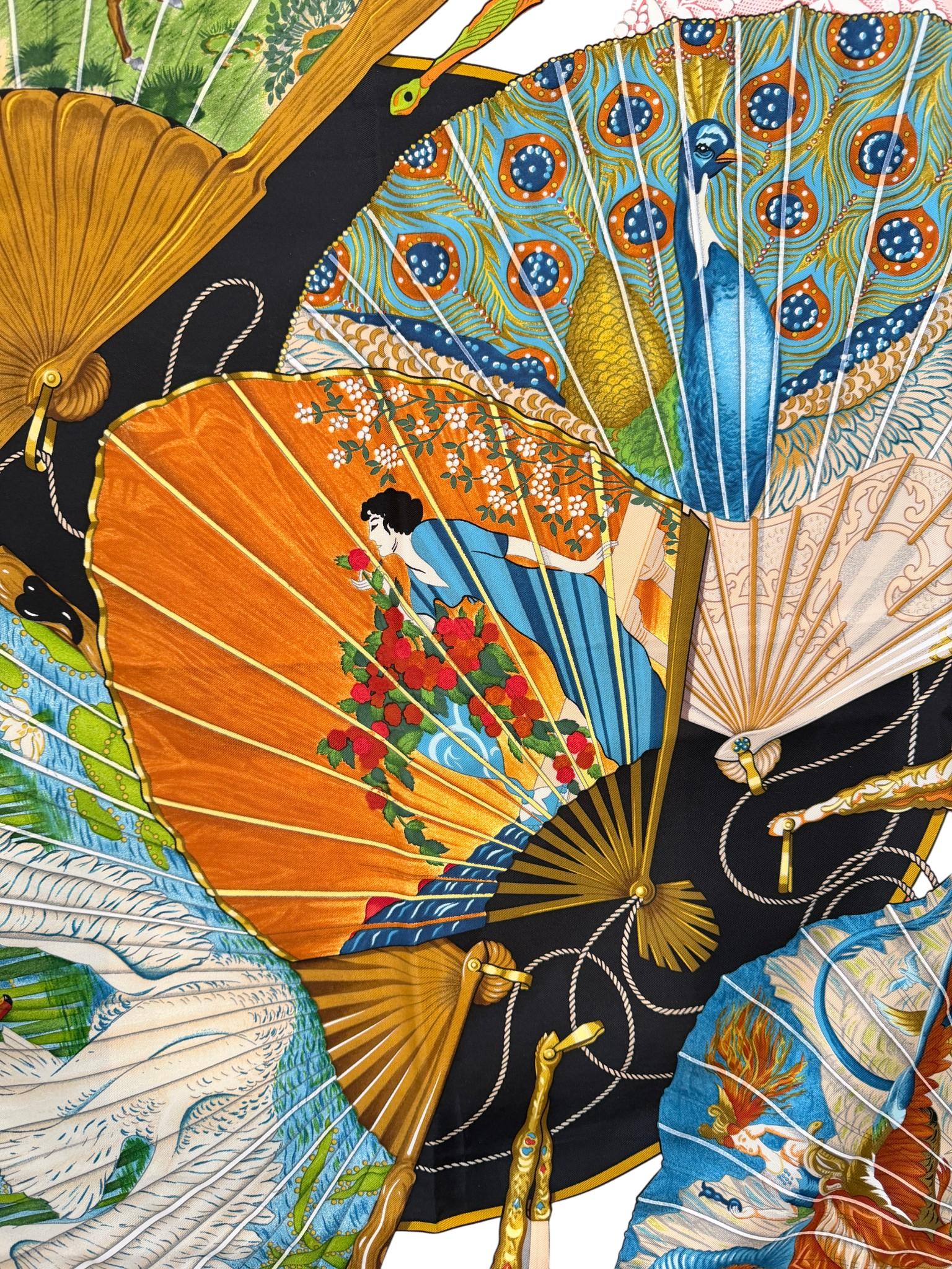 Hermès “Brise de Charme” Silk Scarf