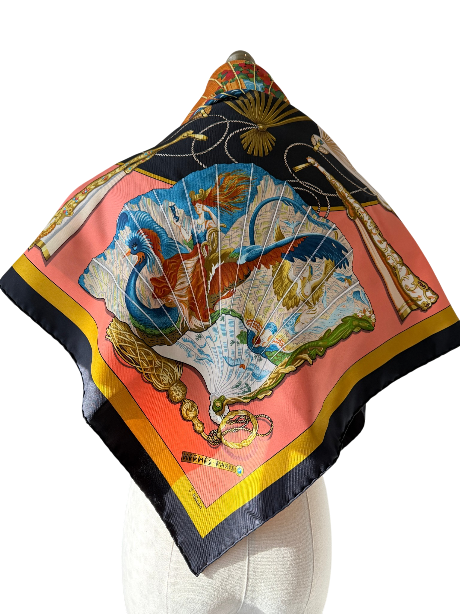 Hermès “Brise de Charme” Silk Scarf