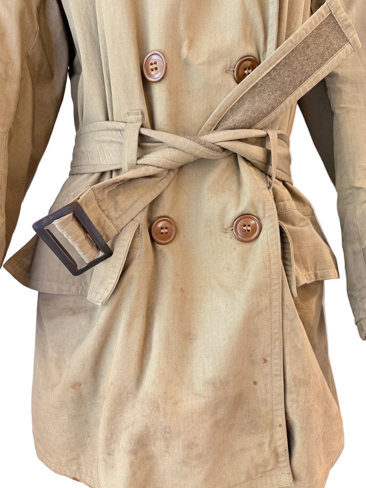 1940s WWII Army Jeep Jacket – Wool Lined with Matching Belt
