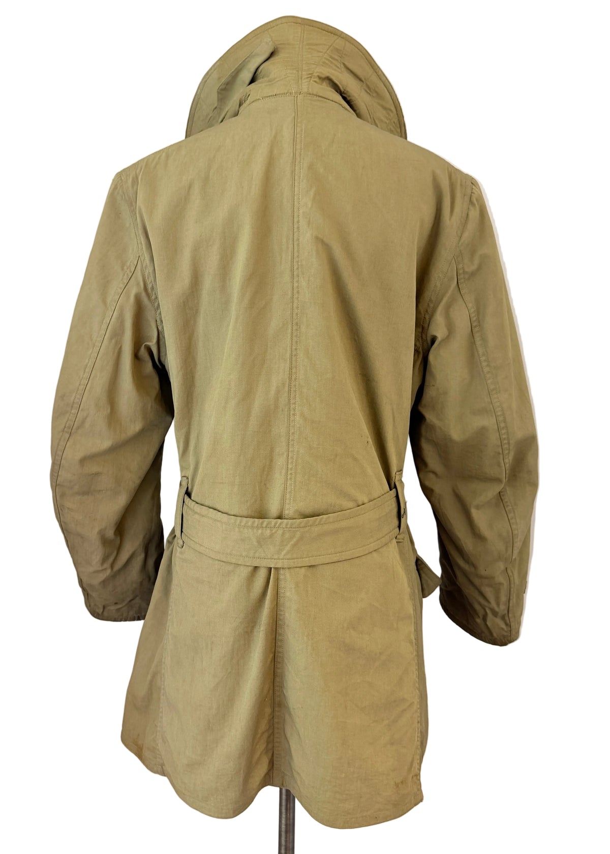 1940s WWII Army Jeep Jacket – Wool Lined with Matching Belt