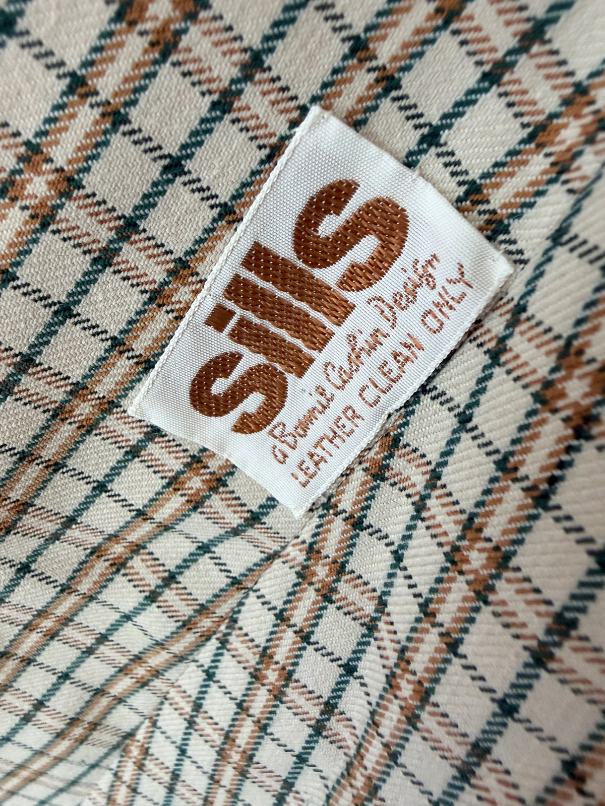 1960s Bonnie Cashin for Sills / Saks Orange Canvas & Leather Toggle-Front Swing Coat