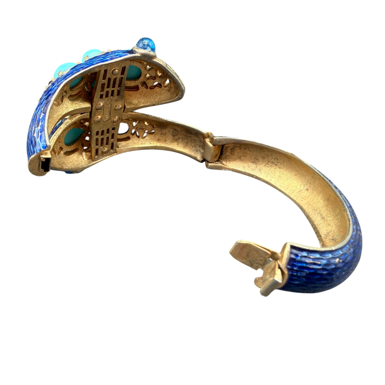 1960s RARE Trifari Alfred Philippe “L’Orient” Snake Cuff Bracelet