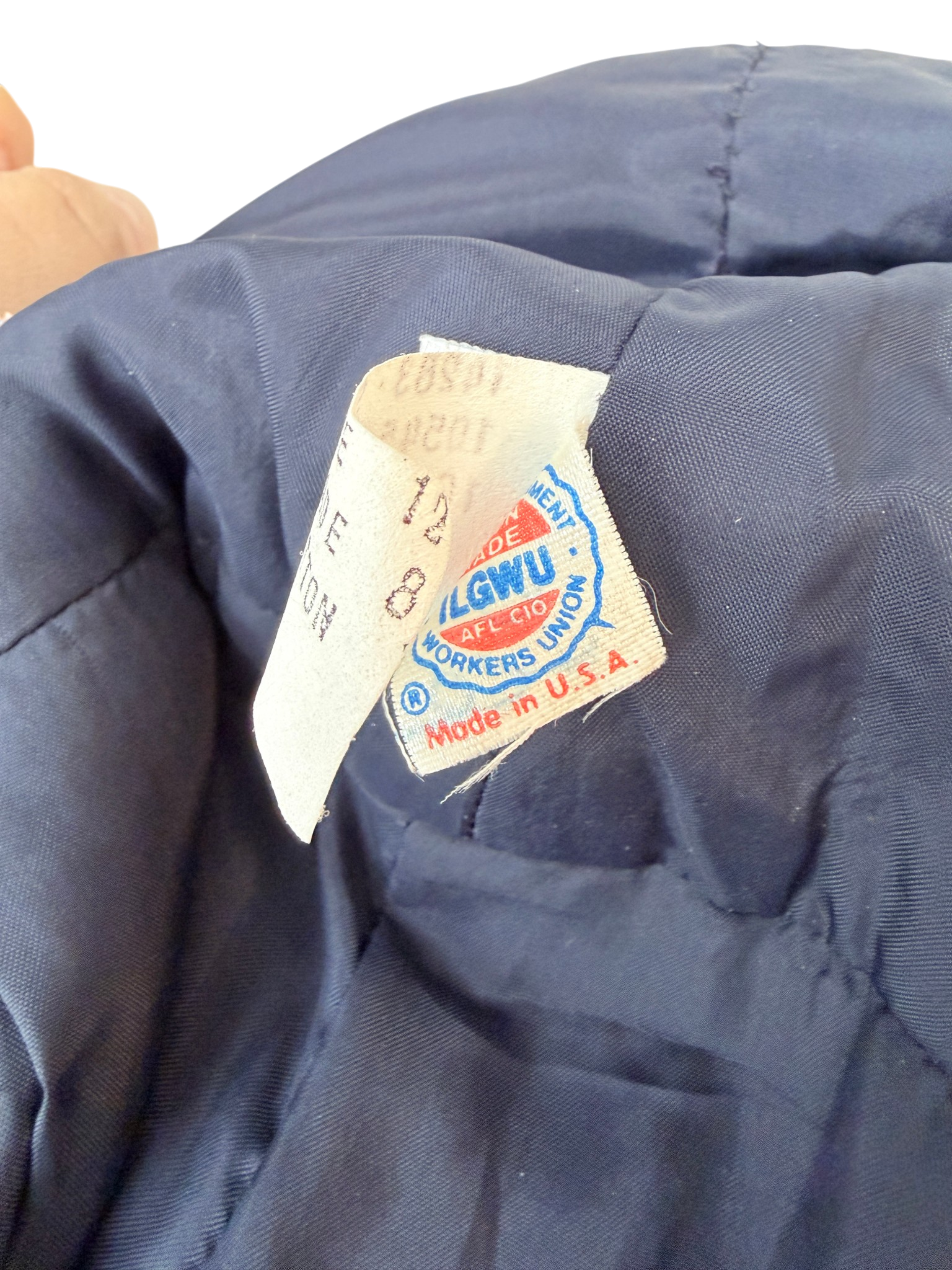 1970s Albert Nipon Nautical Cotton Fit & Flare Dress with Beaded Emblem