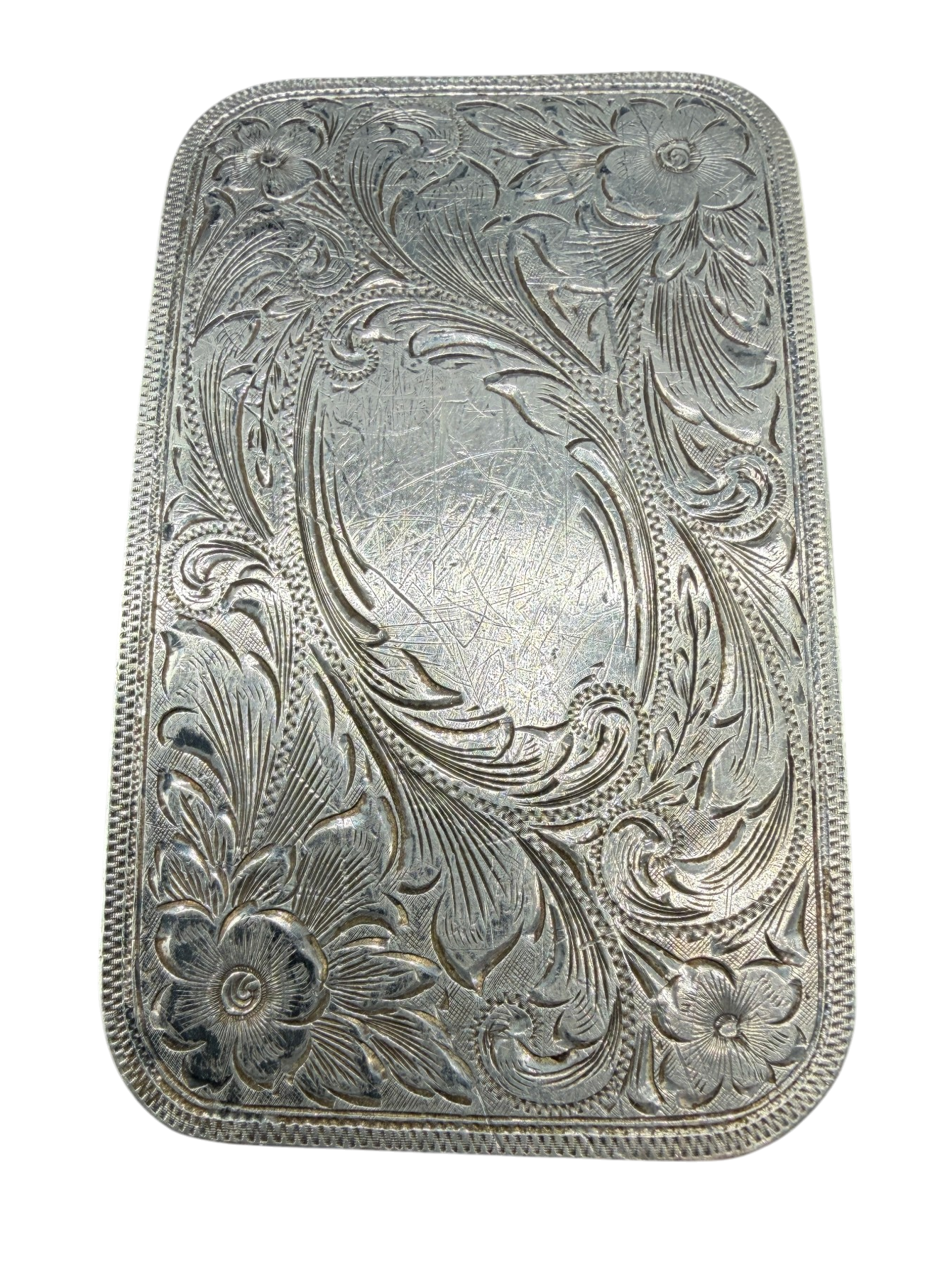 1962 Malaika Shrine Shoot Masonic Sterling Silver Belt Buckle