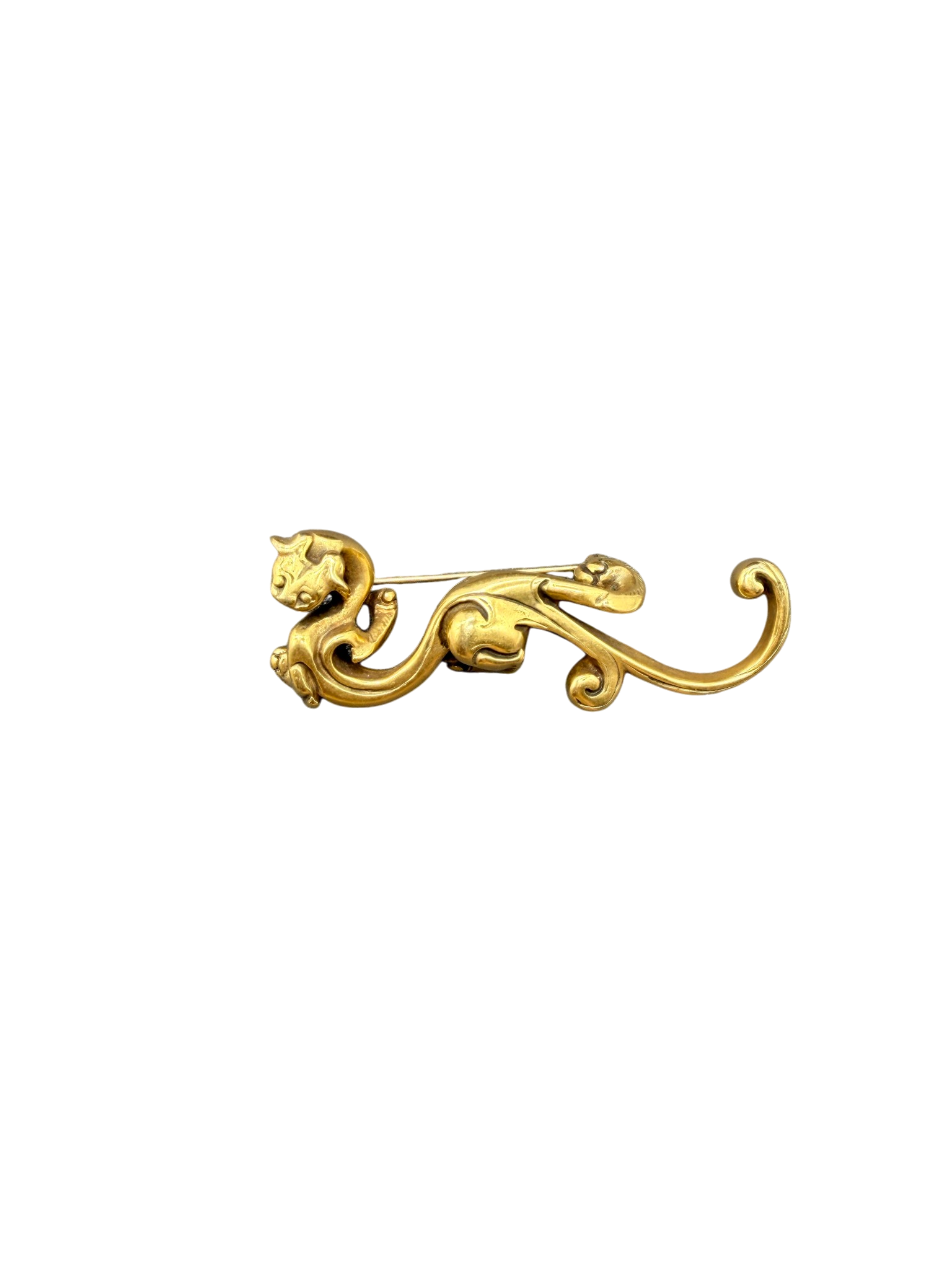 1980s Metropolitan Museum of Art Dragon Brooch