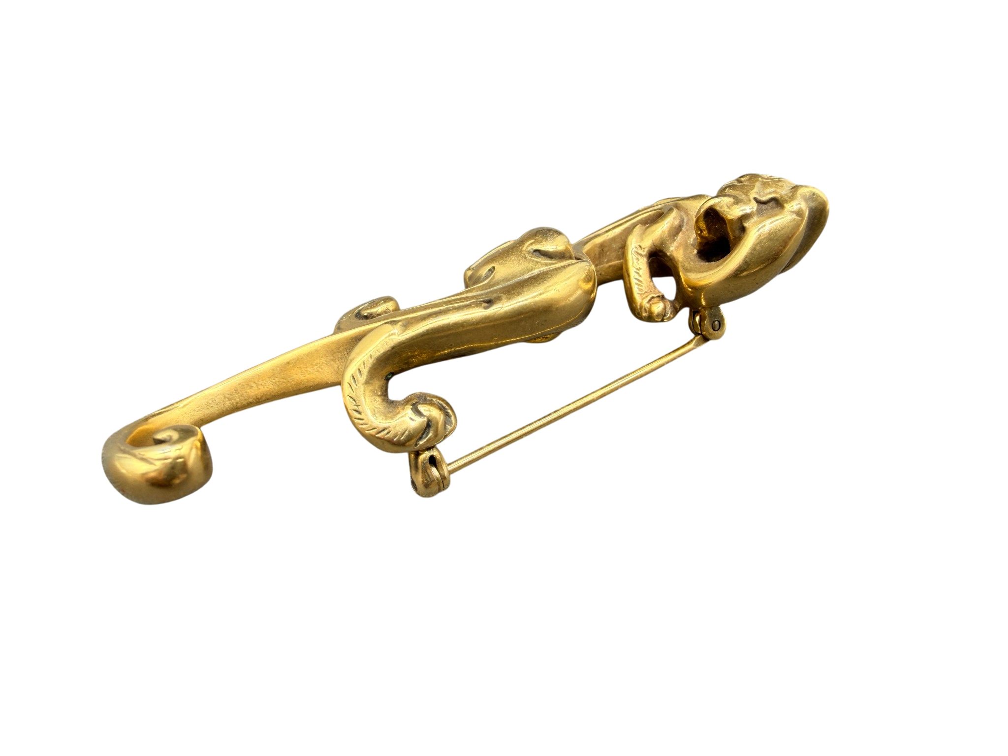 1980s Metropolitan Museum of Art Dragon Brooch