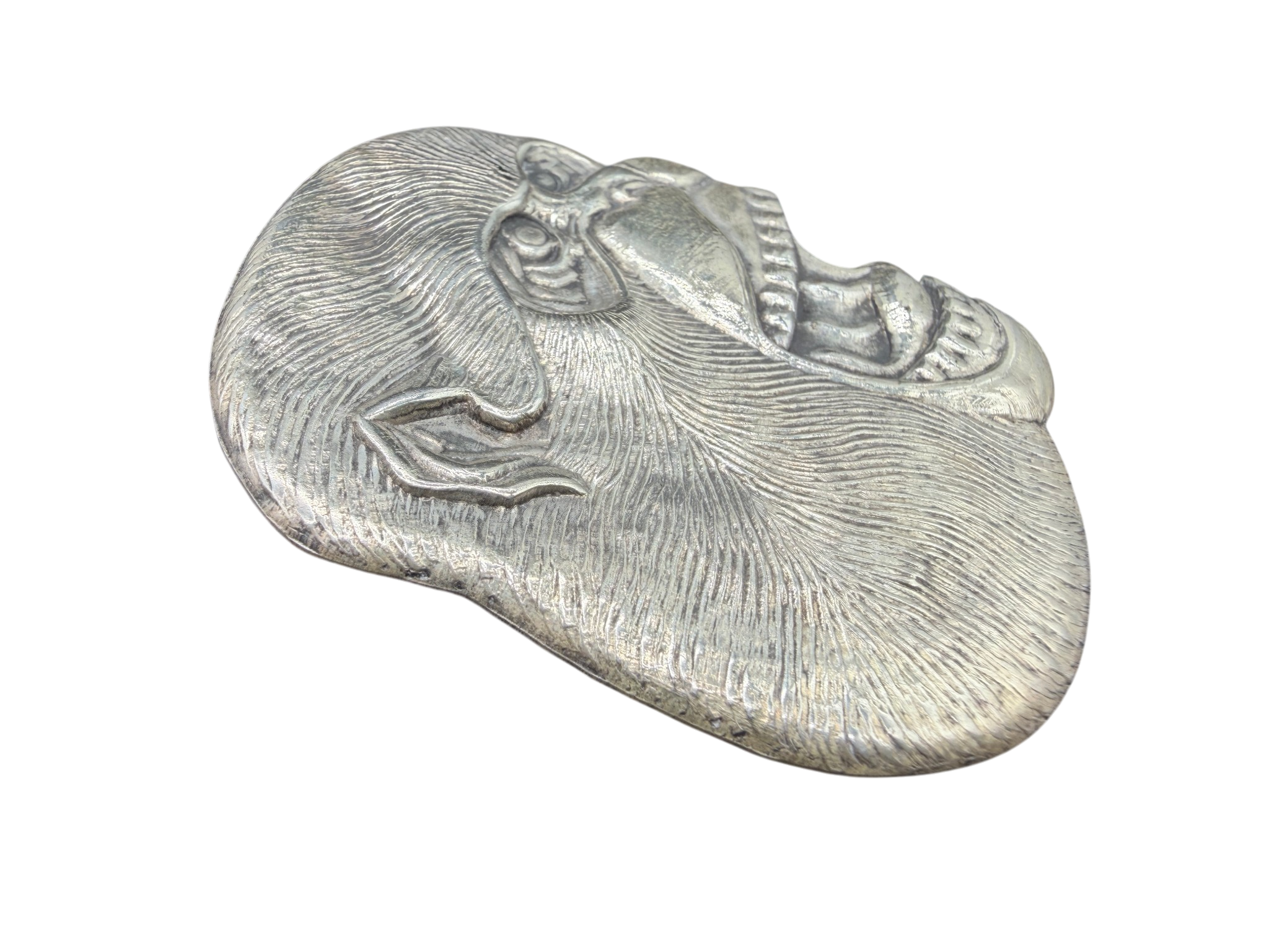 1960s Rare Butler & Wilson Sterling Silver Gorilla Head Brooch