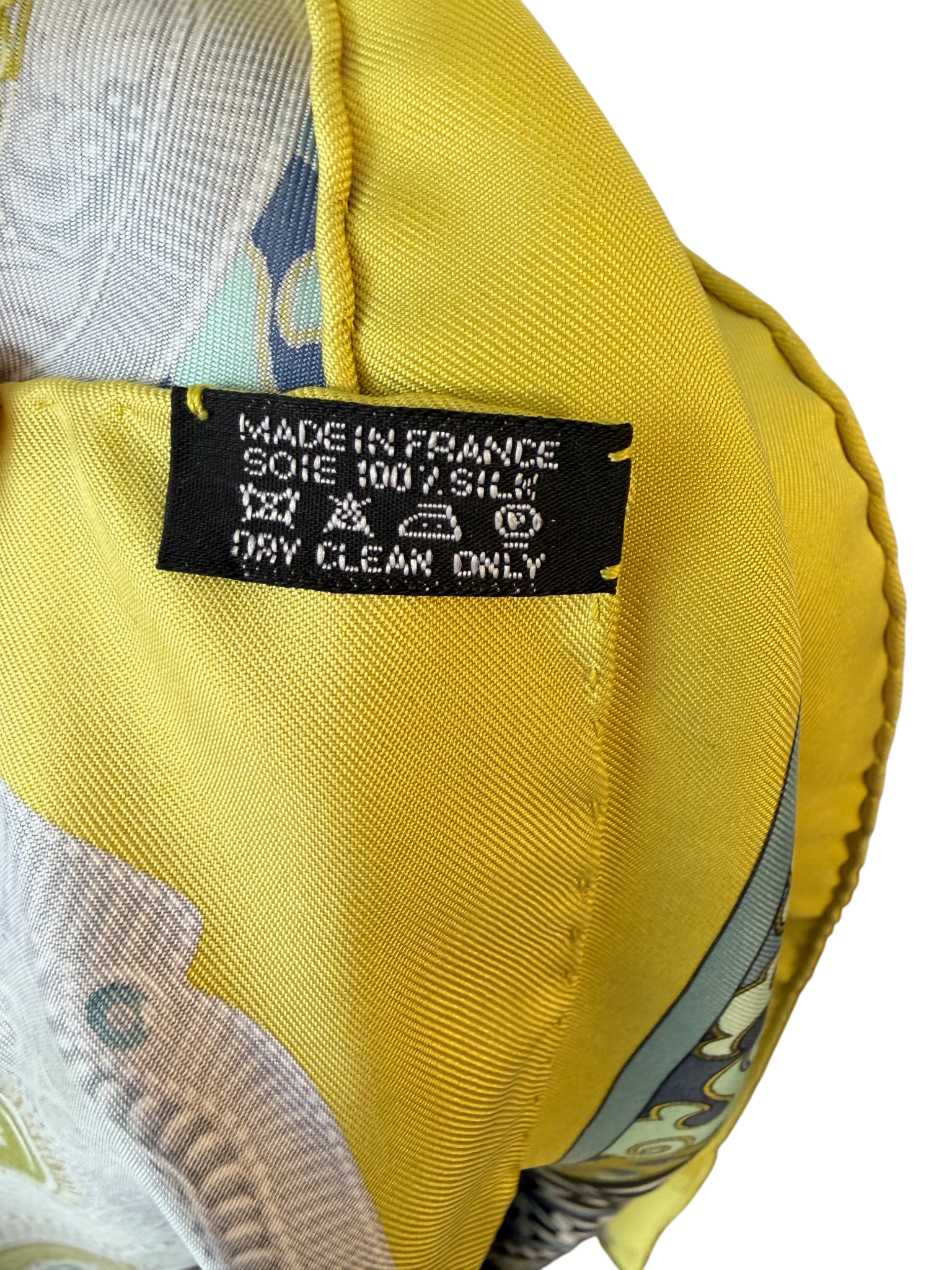 Hermès “La Femme aux Semelles de Vent” Silk Scarf